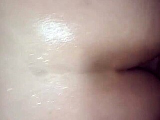 colombian bride sneaks homemade dildo play in shower while big ass shakes