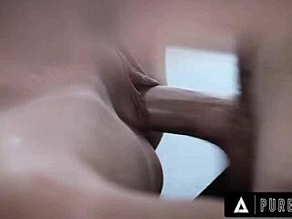 Dude, petite blonde Elsa Jean craves her thug stepbrother's rough doggystyle drilling bad