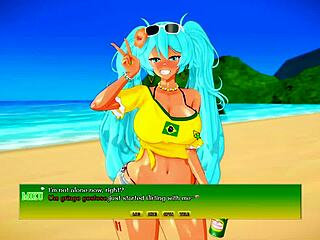 miku dances wild brazil streets anime hentai game sex vibes