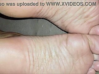 Stepmom's Soles Licked Clean Before Hot Cum Sprayed All Over