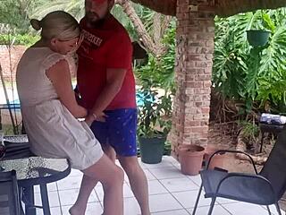 pssygalore69 bends over desk for brother-in-law doggystyle pussy pounding cum on ass