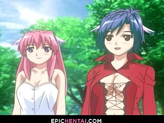 stunning hentai babe devours monster cock in wild 69 muff dive frenzy