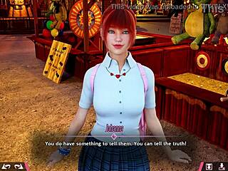 Double Homework 06: Dating cute petite redhead Johanna roleplay game