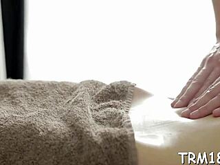 A guy subdues a beautiful teen's lascivious sucking and fucking needs with his hard cock