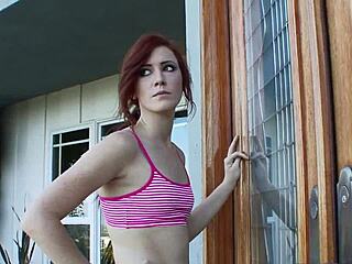 ever wonder what happens when cute redhead lesbians get rough muff diving?