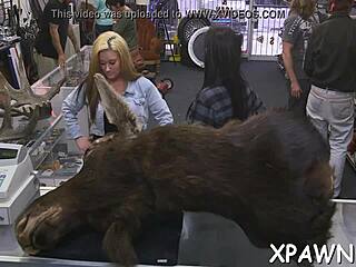 her snatch gets screwed hard till she licks balls in rough reality fuck!