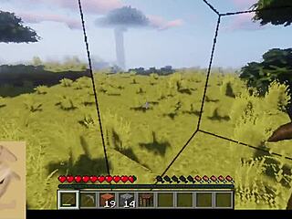 Gostosa rocks minecraft gameplay with hot moves and skills