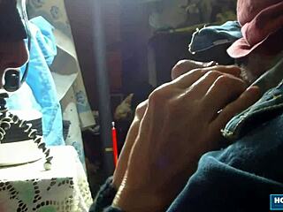 Busty Granny Deepthroats Small Cock In Homemade Casting