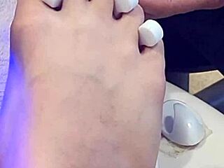 shemale toes worshipped and sucked hard
