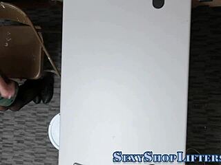 i caught teenage shoplifter now she RIDES me so hard in shop!!