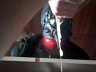 i love this milf's blindfolded deepthroat gagging on monster cock then creampie swallow facial in slow motion