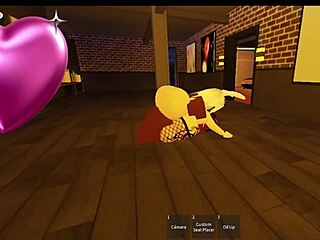 ロブロックスでスノバニーが超ドデカ黒人チンポガッツリ咥え込み！