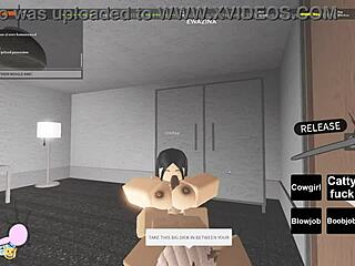 roblox whore gets fucked in three wild scenes