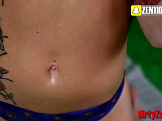 She strips teasingly before plunging that big dildo deep into her sexy teen pussy craving more toys and creampie fun