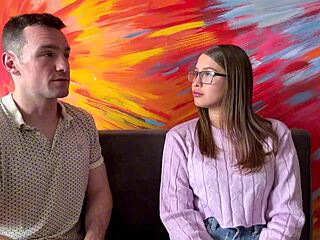 Skinny Latina Student Glasses Girl Fucks Professor for Passing Grade?!