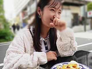 Petite Japanese Big Tits Hottie Dumps Boyfriend for Senior's Intense Raw Pounding and Creampie