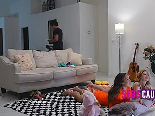 Stepbro rams huge cock into scared tight teen pussies uh