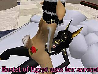 cartoon shemale furry slave takes bdsm blowjob training