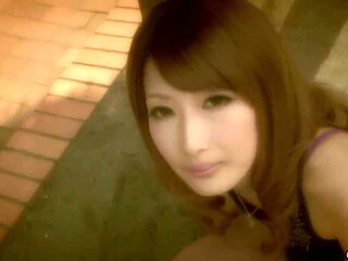 Pov asian blows hairy pussy fingering cock before creampie bush breaking