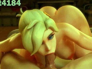 Overwatch Mercy's blonde compilation hints at steamy big cock moments