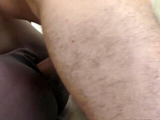 Young ebony teen takes massive cumshot all over her chocolate body 💦🔥