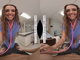 Naughty Nurse Nolina Nyx Rides Big Cock Exam Handjob Cum Tits