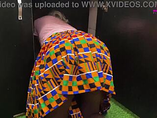 Skinny Ebony Maid Rides Huge Cock Doggystyle for Creampie Pay