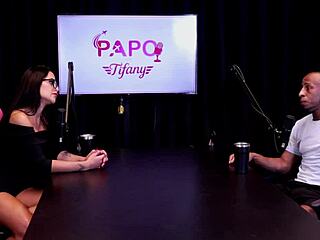 gangbang hits hard with black stud in sheer red 🔥🍆