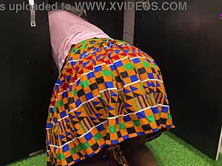 Skinny Ebony Maid Rides Huge Cock Doggystyle for Creampie Pay