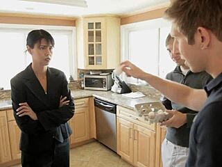 Brunette Asian Mom Fucked Anal Doggystyle Deepthroat