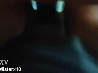 Latina wife plays coy as thong slides off her curves