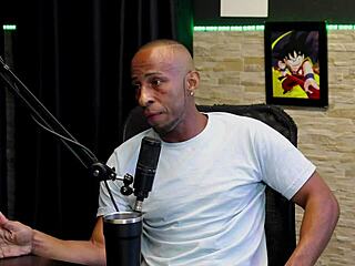 gangbang hits hard with black stud in sheer red 🔥🍆