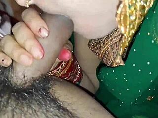 Newlywed indian bhabhi chudai romance bedroom fuck doggystyle creampie with dever