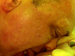 granny explodes from tongue bullet and hard cock?