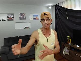 skinny latina big ass tempts crazy old man into orgy and wild backstage fucking