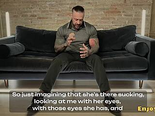 Her beau deep-throats the tatted brunette before she rides him cowgirl with wet shaved pussy rimjob and muff diving