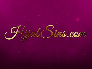 Hijabowa przyrodnia siostra błaga o ruch i ssanie grupowego tabu cipki za usunięcie dowodów