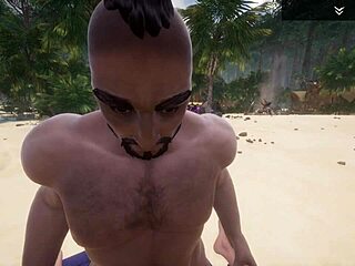 BIG ASS milf serenia RIPS big black cock bol on beach!!