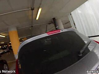 big tit asian babe fucked hard outdoors in public spot