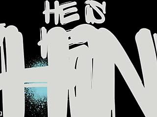 Mistress dominates hairy slave with strapon doggystyle in bondage cage