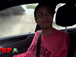 Girlfriend Nia Nacci moans as Ken uses vibrator fills pussy cum skinny missionary doggystyle