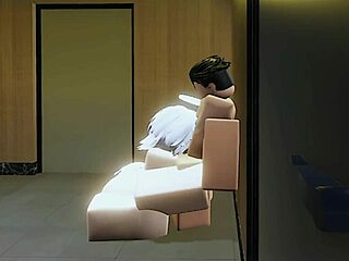 roblox babe sips creamy milk surprise straight from the source 😏 creampie fun