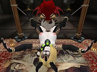 wanna see the demon hunter shemale furry get fucked by monster cock?