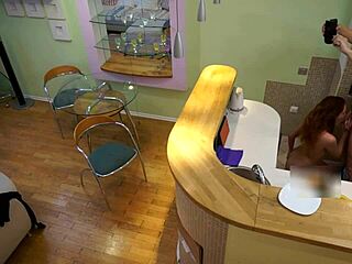 sexy teen sneaks into kitchen to suck stepdad's cock then bends over