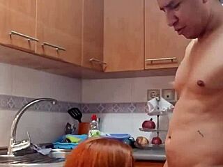 hey suegra why that sexy outfit in kitchen wanna get fucked hard now?