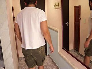 Horny Friend Sneaks In For Intense Fuck Session