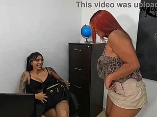 Teacher finds student's huge toys big pussy tits first time sex lesson