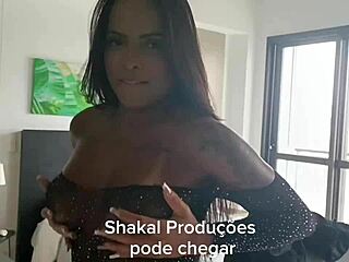 Morena's gravity-defying desire fucks her tight pussy on the 14th floor pure heat