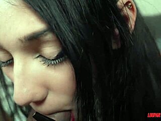 skinny young brazilian brunette loves anal assfucking and cum in pussy