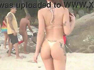 Giih Spanics prend monstre BBC DP anal public filmé par voyeurs dehors 😈👀